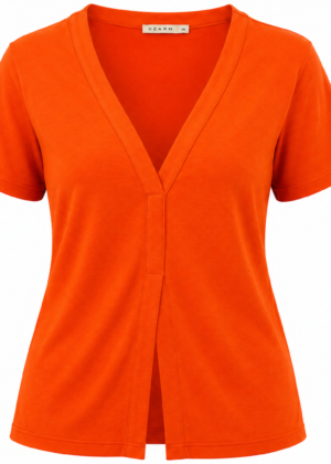 Blusa fenda frontal